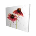 Fondo 16 x 20 in. Two Pink Daisies-Print on Canvas FO2790938